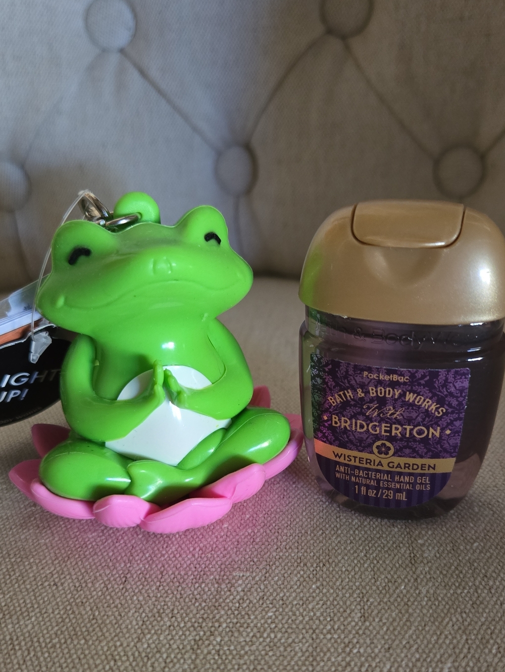 Bath & Bodyworks Bridgerton Wisteria Garden Pocketbac Yoga Frog Bunde
